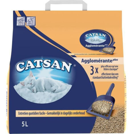 CATSAN LITIERE COMPACTE - POUR CHAT -5L 620420