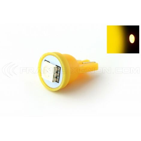 Ampoule inserts T10 555 194 6,3V WEDGE 1SMD JAUNE (1/5)