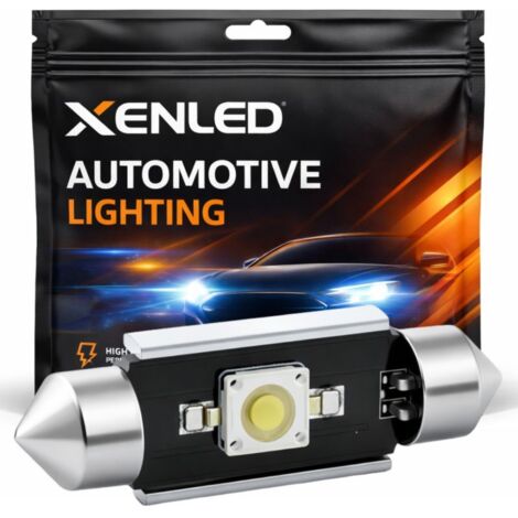 Ampoule LED OSR 42mm C10W 12V - Blanc 5000K - CANBUS - XENLED - Sans erreur tableau de bord (1/5)