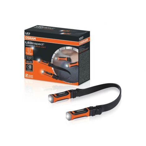 Osram – Lampe d'inspection à LED rechargeable – 265 lm – Autonomie 3h – IP54 – Pour chantiers humides – LEDIL413