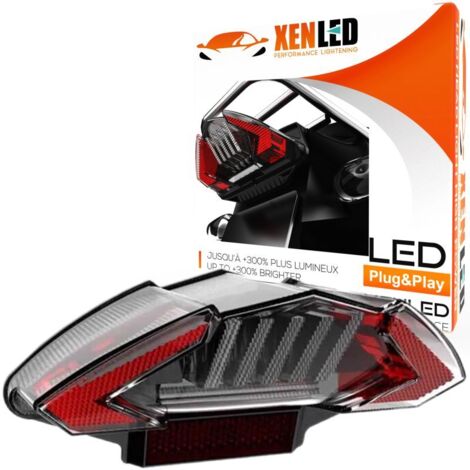 Feu Arrière LED XENLED pour BMW F800 R/S F650GS G650 GS R1200GS ADV – DRL + Stop Haute Intensité