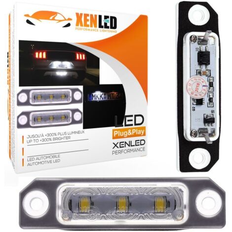 Pack modules LED éclairage plaque Ford Focus, Flex, Fusion, Mustang, Taurus - Sur montage d'origine (1/5)