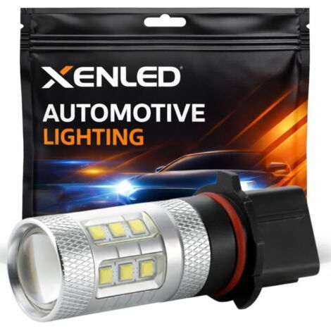 Ampoule 16 LED CREE 80W - P13W - Haut de Gamme - 12V Haute puissance - Blanc (1/5)