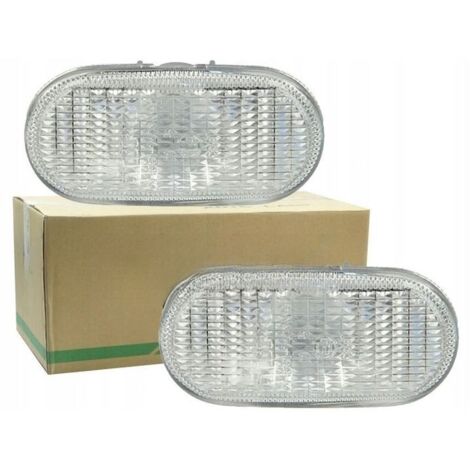 2x Cabochons de répétiteurs latéraux Dacia Duster, Logan, Renault Clio, Espace, Megane, Scenic, Twingo - Claire