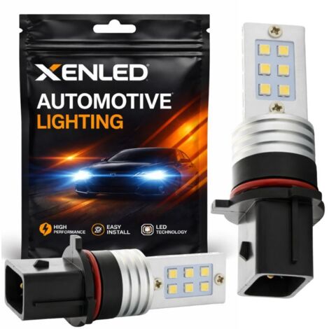 2 x Ampoules 12 LED SS HP - P13W - Blanc 12V Très résistantes Feux de jour LED (1/5)
