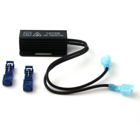 Résistance 50W 6 Ohm anti erreur ODB XENLED + Fixation rapide réutilisable - Système anti-erreur ordinateur de bord (1/3)