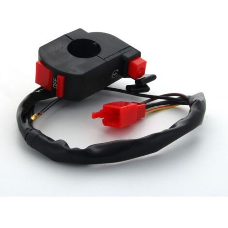 Bouton commodo ON/OFF + START UNIVERSEL - coté DROIT (1/4)