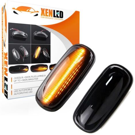 Répétiteurs latéraux LED dynamiques Land Rover Discovery, Freelander et Defender - Version Fumée - la paire - Homologué ECE (1/5)