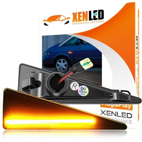 Clignotants LED Fumés – Renault Espace IV (2002-2014), Megane II, Scénic II, WIND, VELSATIS, AVANTIME – Plug&Play (1/5)