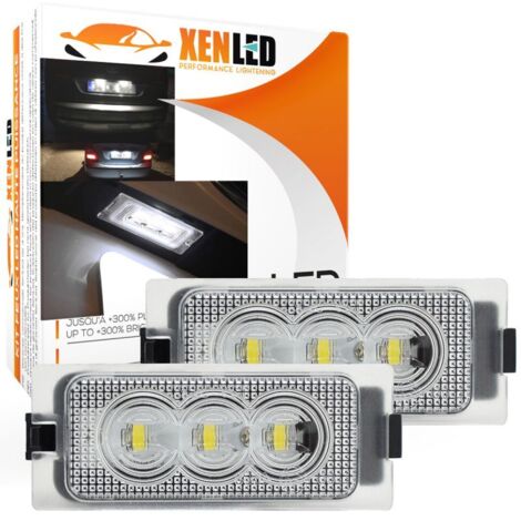 Pack modules LED éclairage plaque Ford Edge (2007-2014) et Ford Escape (2008-2012) - 3 LEDS plaque d'immatriculation (1/5)