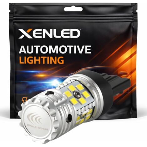 1x AMPOULE W21W XENLED V2.0 30 LED EPISTAR - CANBUS PERFORMANCE - BLANC