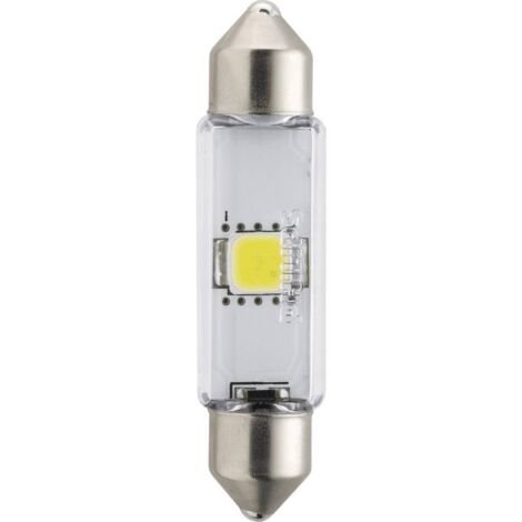 1x navette Philips 10.5x43 LED X-Treme Ultinon 6000K 24V C10W AMPOULE (1/2)