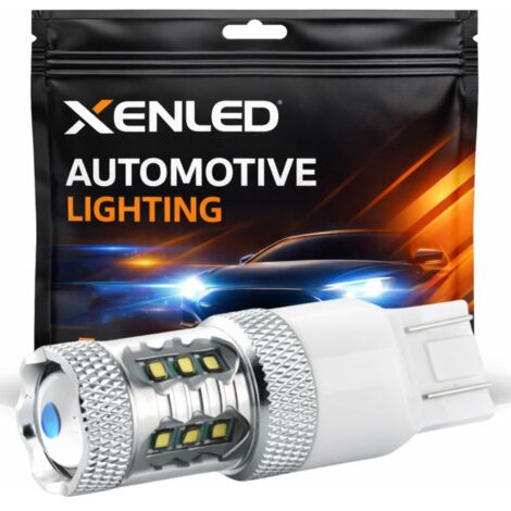 Ampoule 16 LED CREE 80W - W21/5W - Haut de Gamme 12V Haute puissance Double intensité - Blanc (1/5)