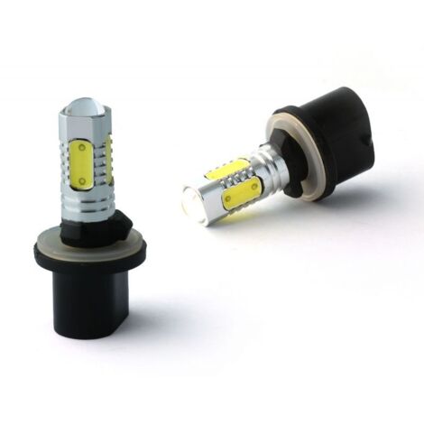 2 x Ampoules 880 H27 LED SMD 5 LED COB 12V - Lampe de voiture LED (1/4)