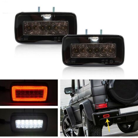 Feux antibrouillard arrière + feux de recul LED pour Class G W463 - Version Fumée - Droit + Gauche (1/5)