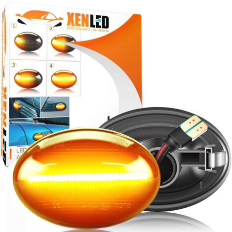 Clignotants Répétiteurs Fumés LED DYNAMIQUE DÉFILANT Mini R50 R52 R53 2001 à 2006 - Homologué ECE (1/5)