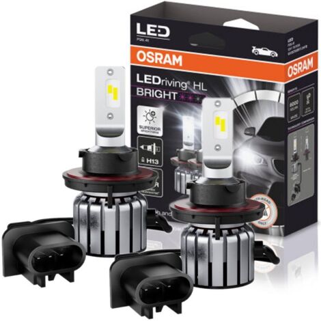 2X AMPOULES H13 9008 OSRAM LEDRIVING HL BRIGHT LED 12V 10/15W P26.4t - 9008DWBRT-2HFB