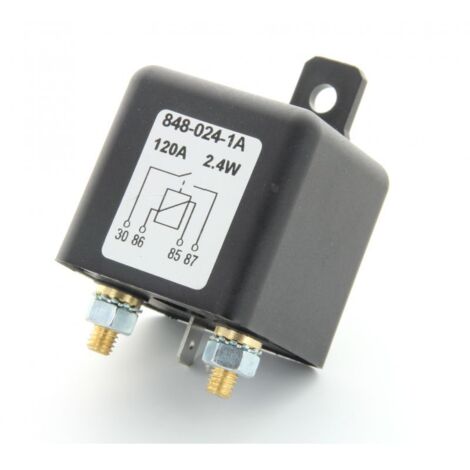 Relais 4 broches 24V 120A - Interrupteur de commande de batterie à haute performance - Relais de démarrage pour voiture