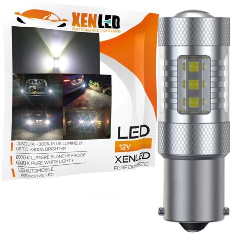 Ampoule 16 LED CREE 80W - P21W - Haut de Gamme - ampoule de signalisation - Feux de jour - Veilleuse