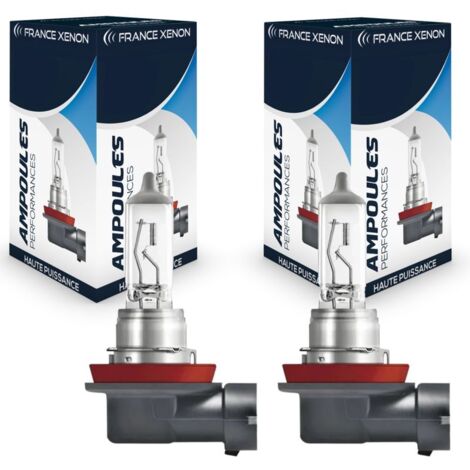2 x Ampoules H8 35W 12V ORIGINE - FRANCE-XENON - PGJ19-1 - Ampoules halogène d'origine 12V