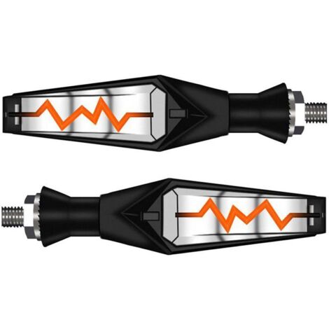 Clignotants + Feux de jour LED défilant Moto ECG4.0 - séquentielle (1/5)