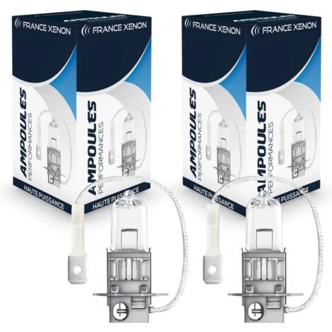 2 x Ampoules H3 100W 12V ORIGINE - FRANCE-XENON - PK22s