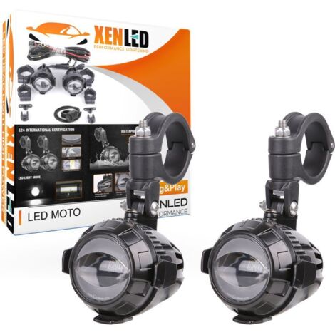 2x Feux LED longue portée + Antibrouillard - BW301S 4500Lms - 60W - MOTO - QUAD - COMBO LIGHT - Aluminium - Homologué ECE (1/5)