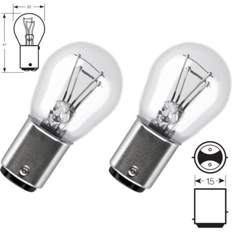 2 x Ampoules P21/4W 12V Standard - ampoule d'origine (1/2)