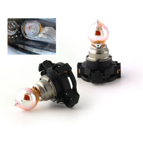 2 x Ampoules PY24W Clignotant Chrome Orange 24W 12V Silver (1/5)