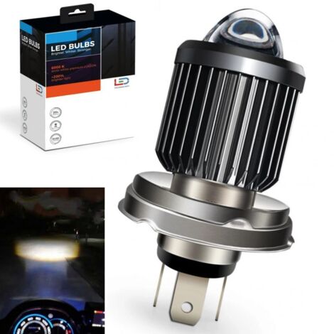 Ampoule Bi-LED R2 P45t 4D-LENS ALTERNÉE - 9-32Vdc - 6000K - 4000lms - XENLED (1/5)