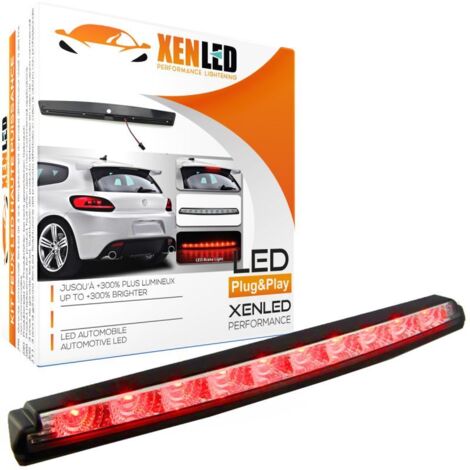 Troisième feux Stop LED - SCIROCCO à partir de 2008 avec 10 LED rouges - Feux Stop LED sans erreur OBC ODB (1/5)