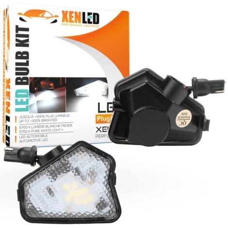Pack 2 éclairages LED rétroviseur porte Mercedes Classe A W176 / B W242 W246 / C W204 / W212 W221 W219 W117 W209 W156 (1/5)