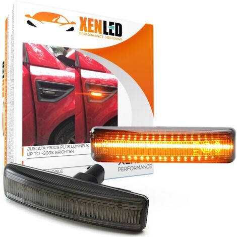 2x Clignotant latéraux LED Land Rover Discovery 3 & 4, Freelander 2 et Range Rover Sport - Version Fumée - la paire (1/5)