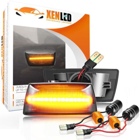2x Clignotants LED Opel Corsa D, Astra H/J, Adam, Meriva, Zafira, Insignia et Chevrolet Cruze Aveo, Orlando - Version fumée (1/5)