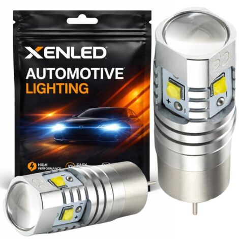 2x Ampoules 5 LED CREE - HP24 - 6000K 12V ampoule de feux de jour LED - Blanc (1/5)