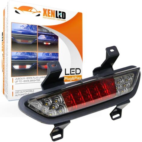 Antibrouillard arrière + feux de recul LED Ford Mustang 2015-2017 - Version Fumée et Rouge - PLug&PLay (1/5)