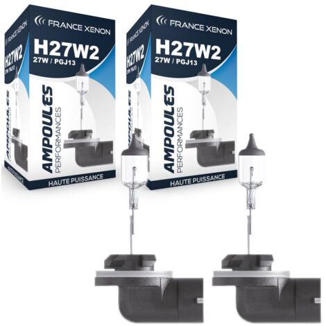 2 x Ampoules H27/2 881 27W 12V ORIGINE - FRANCE-XENON - PGJ13 - Halogène (1/3)