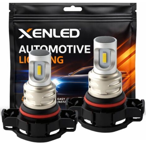 2 Ampoules LED PSX24W - 1600Lms - LED 1860 Antibrouillard & Feux de virage - Blanc (1/5)