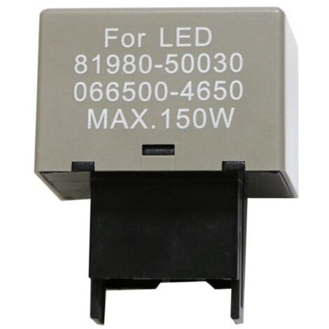 Relais CF18 81980-50030 06650-4650 LM449 Clignotant LED 12V Flasher Moto Voiture 12V 150W (1/5)
