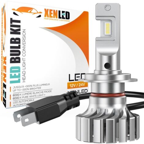 Ampoule H7 LED XL7 PRO 30W - 6000Lms Anti-erreur CANBUS - Moto - L'unité (1/5)