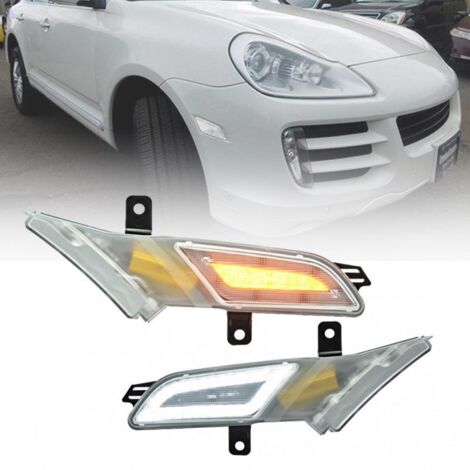 Pack Clignotants + Feux de jour LED Cayenne 957 - 2007 à 2010 - Droite et Gauche latéral (1/5)