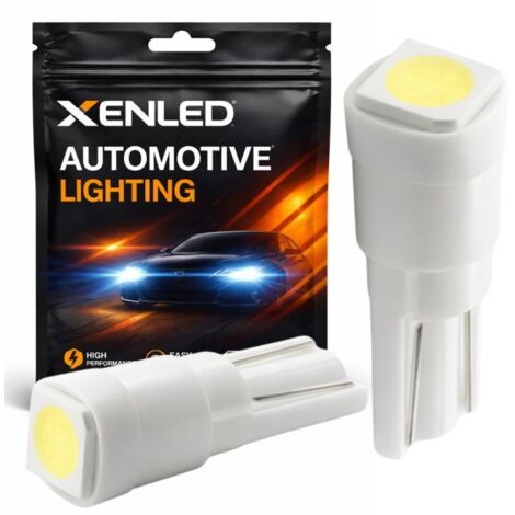 2 x Ampoules 1 LED SMD BLANC - T5 W1.2W - Ampoules de compteur - LED d'habitacle (1/5)