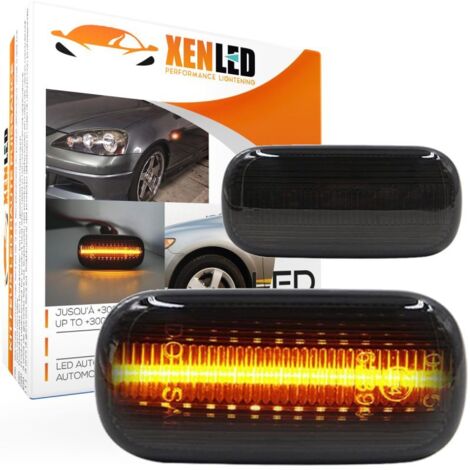 2x Répétiteurs clignotants LED Honda Civic, Accord, Fit Jazz, Odyssey, Stream, City, CR-V - Fumée (1/5)