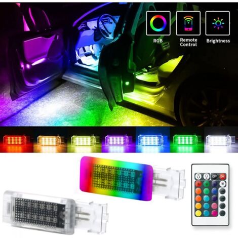 Eclairages pédaliers à Led RGB - Wolkswagen / Skoda / Seat / Porsche - La paire (1/5)