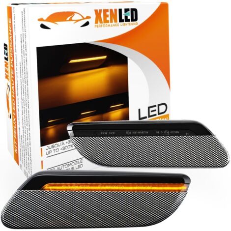 Clignotants Répétiteurs latéraux dynamique LED style Carbone Mini Cooper F55 F56 F57 LCI2 à partir de 2022 - NOIR