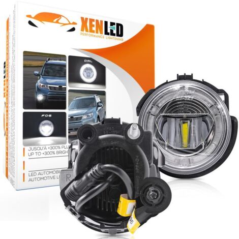 2x Anti-brouillard + Feux de jour LED Subaru Forester, Impreza WRX STI - Plug&Play - CANBUS (1/5)