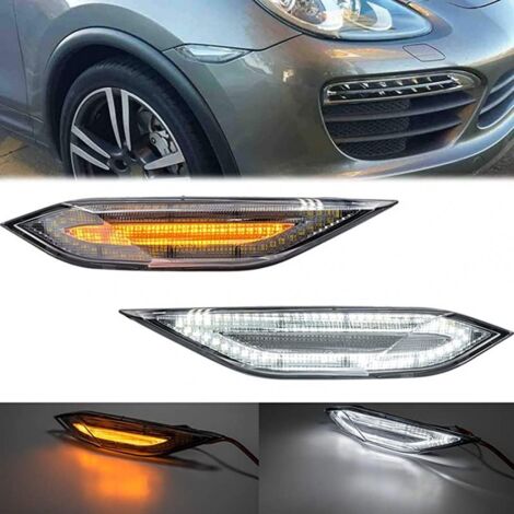 Pack Clignotants + Feux de jour LED Cayenne 958 - 2011 à 2014 - Droite et Gauche latéral (1/5)