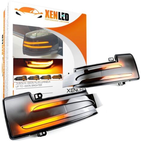 2x Clignotants rétroviseurs LED Défilants Mercedes ML W164 W166, GL W463 et W251, Classe G, Classe R W251 - Plug&play (1/5)