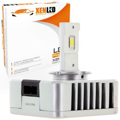 Ampoule LED D5S de conversion Plug&Play 5700Lms - V18 - 25W - PK32D-7 - CANBUS 98% compatible 66540 et 12410C1 (1/5)