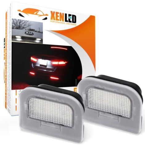 2x LED éclairage plaque pour KIA Optima K5 2016 - 2019 - Modules de plaque d'immatricualtion LED (1/5)